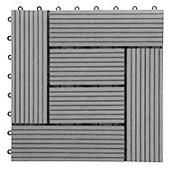 GrayHelios Deck Tiles (6 Slat)