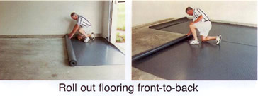 Roll out flooring
