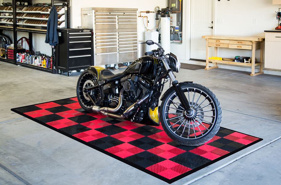 Vented Nitro Tile - Motorcycle Mats