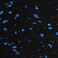 Blue - 10% 3/8" Sure Fit Rubber Tiles