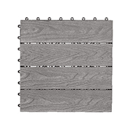 Gray Century Outdoor Composite Deck Board Tiles