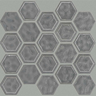 Dark GrayShaw Geoscape Hexagon Mosaic