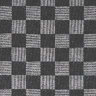 Black and Gray Checkered Indoor Outdoor Area Rug