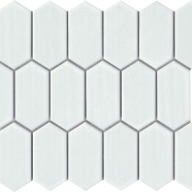 White Glossy Emser Tile Omni Mosaic