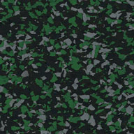 Forest Green - 70%1-1/4" Fit Rubber Tiles