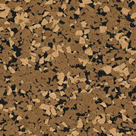 Sierra Brown - 95%1-1/4" Fit Rubber Tiles