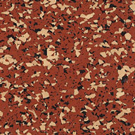 Tuscan Red - 95% Rebound Rubber Tiles