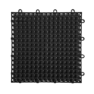 Black Raised Grip-Loc Tiles